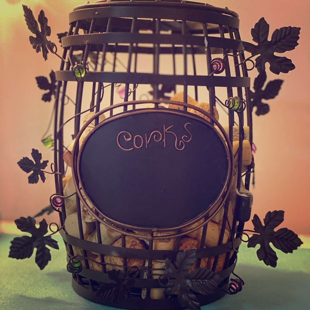 Wine Cork Holder Basket